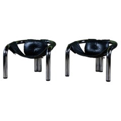 Pair of "Palo Alto" Lounge Chairs by Byron Botker for Landes Manufacturing Co.