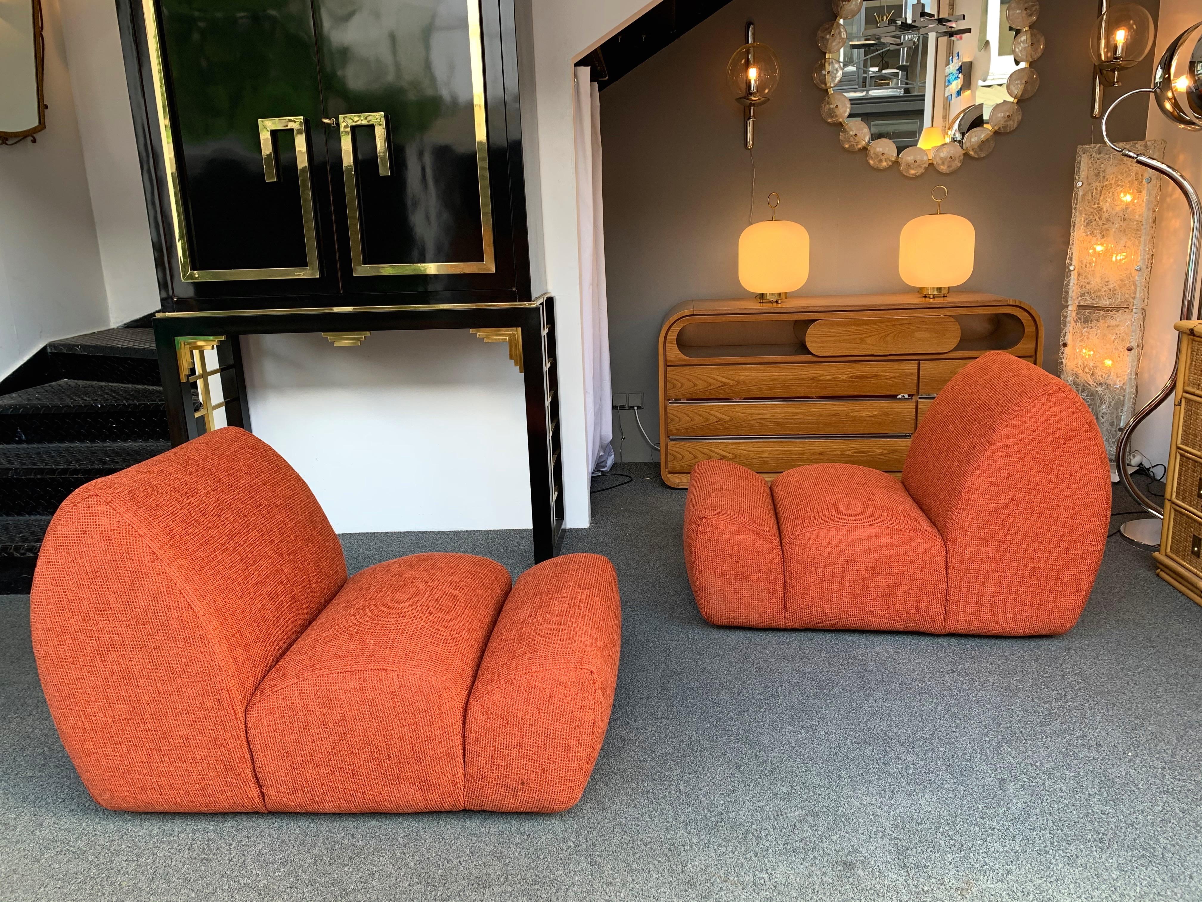 Pair of Paloa Chairs by Emilio Guarnacci for 1P, Italy, 1970s 2