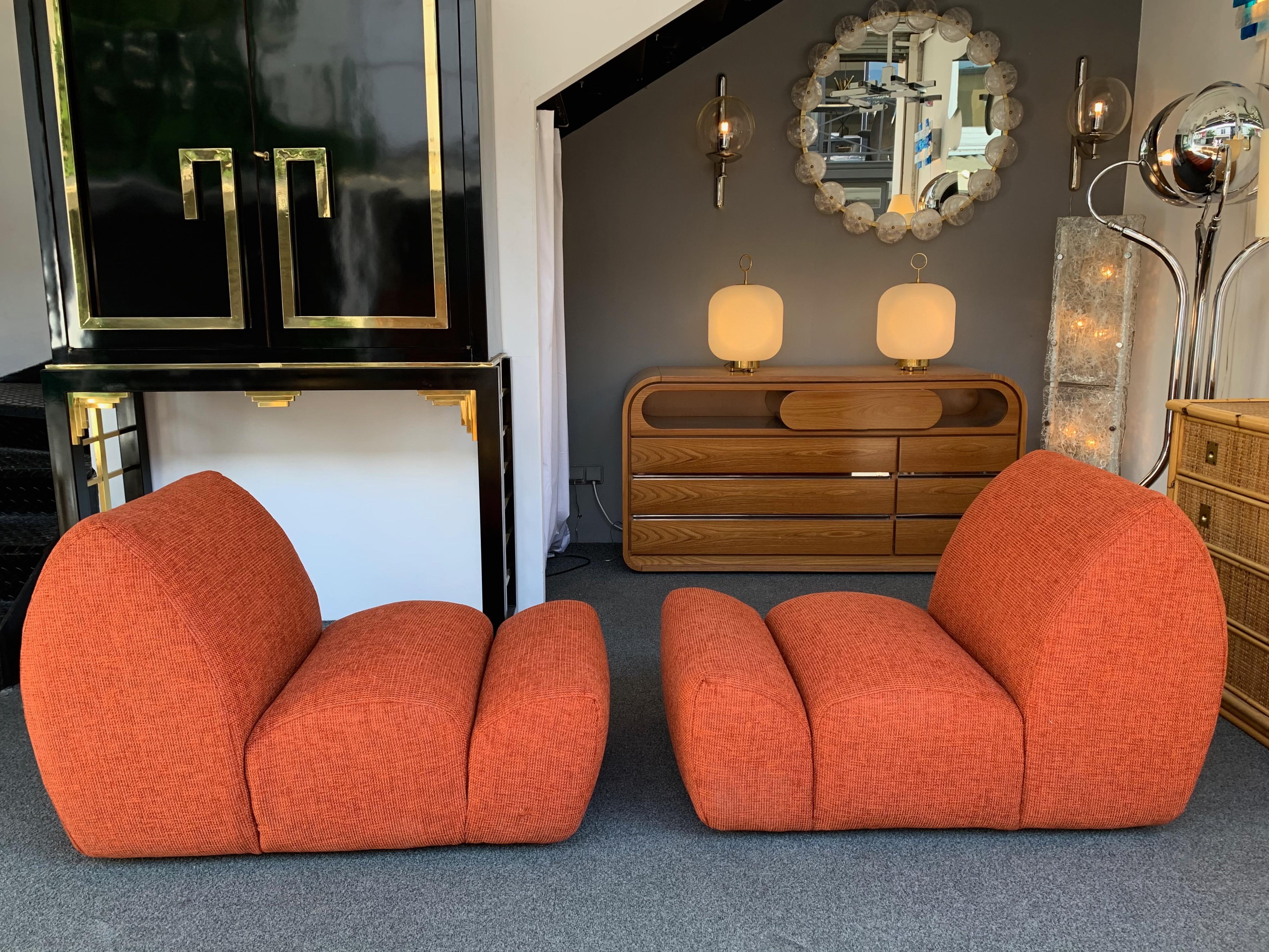Pair of Paloa Chairs by Emilio Guarnacci for 1P, Italy, 1970s 3