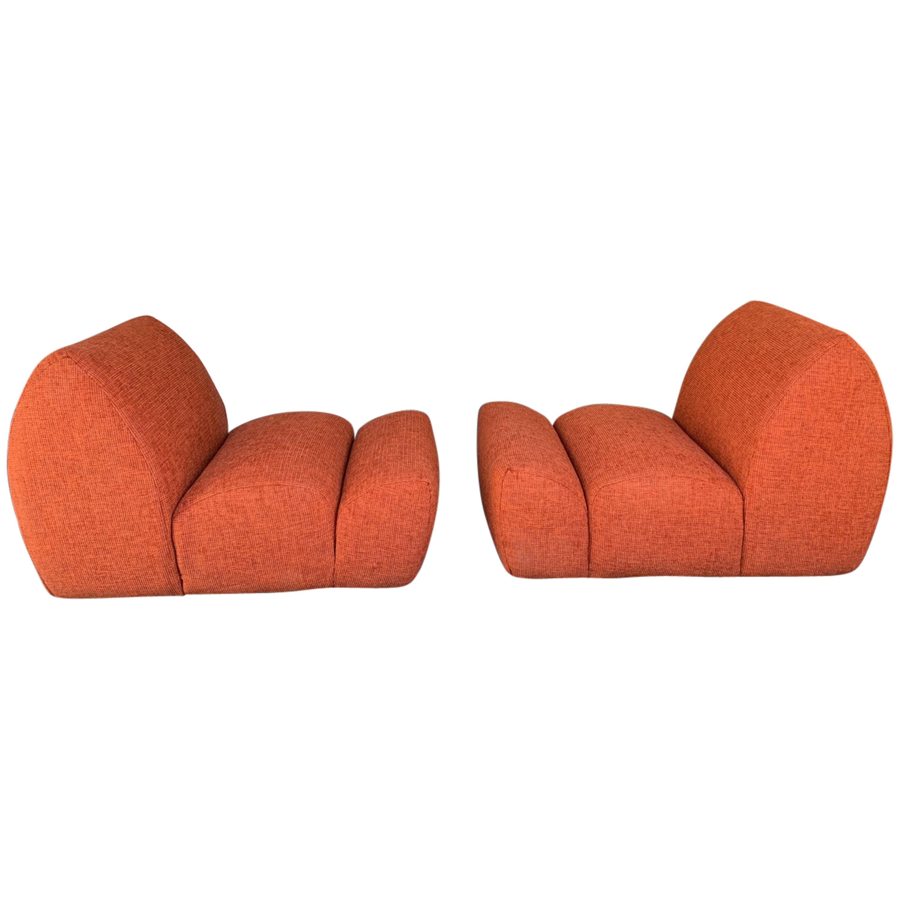 Pair of Paloa Chairs by Emilio Guarnacci for 1P, Italy, 1970s