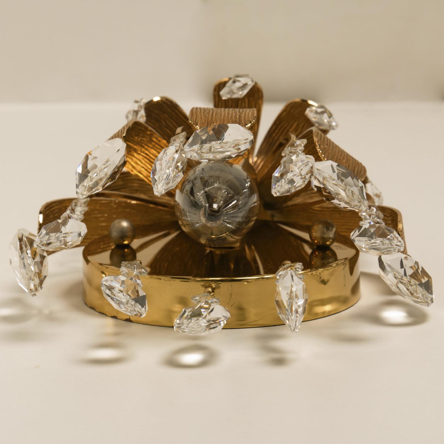 Other Pair of Palwa Crystal Wall Lights By Ernst Palme, Germany, 1960 For Sale