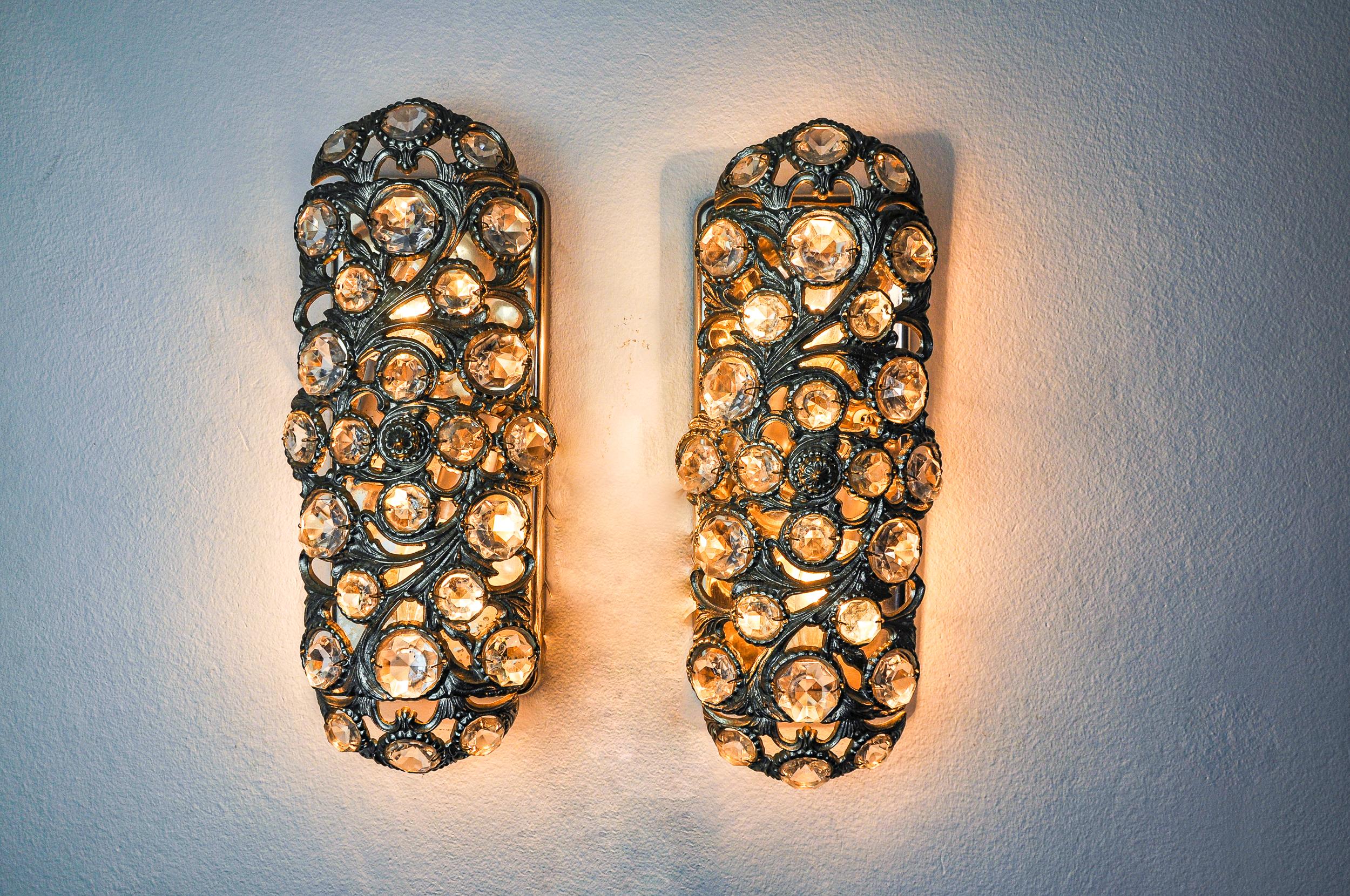 Paire d'appliques Palwa d'Ernest Palm, 1960, Espagne Bon état - En vente à BARCELONA, ES