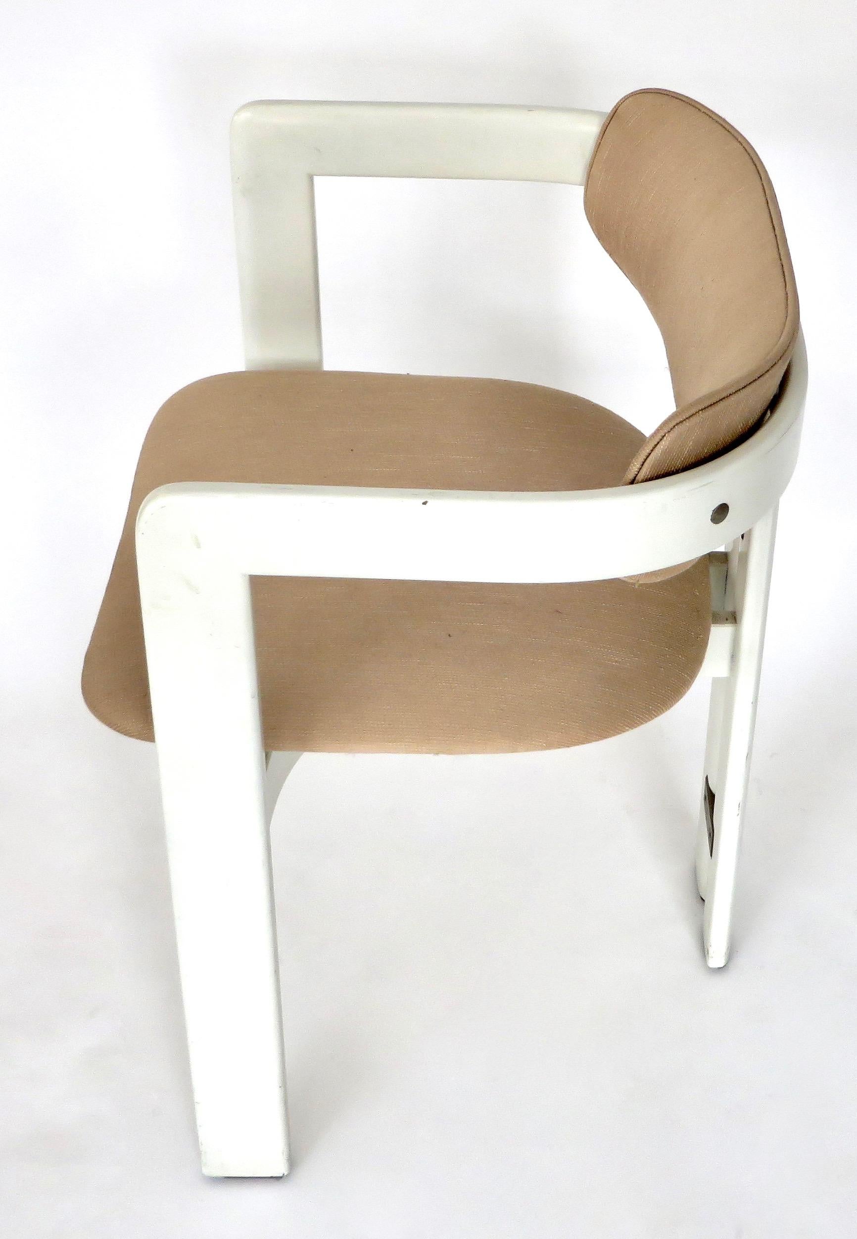 Pair of Pamplona Italian Chairs by Augusto Savini for Pozzi 5