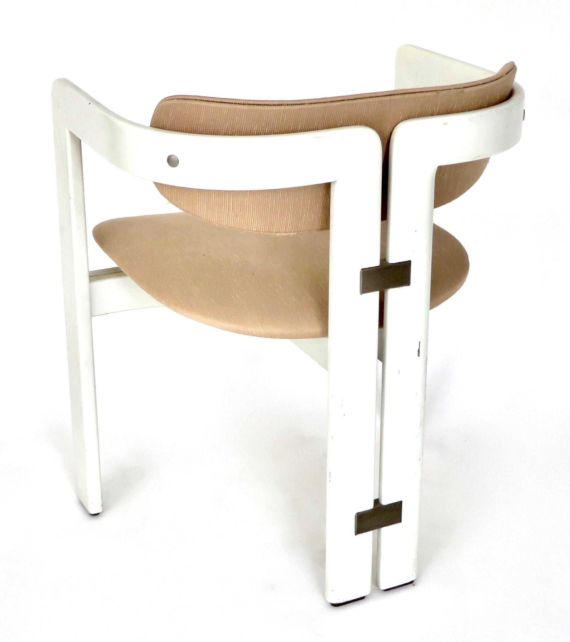Pair of Pamplona Italian Chairs by Augusto Savini for Pozzi 6