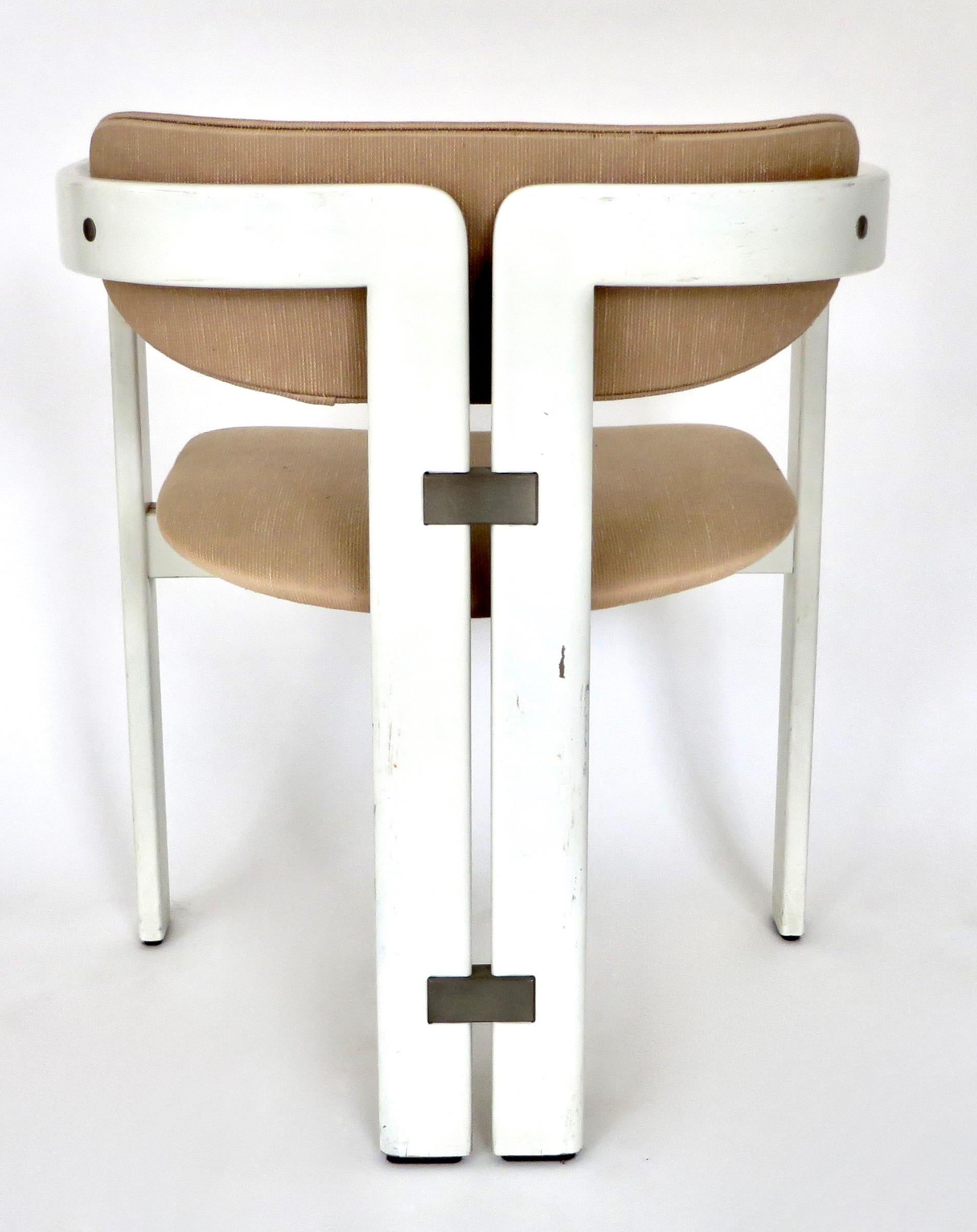 Pair of Pamplona Italian Chairs by Augusto Savini for Pozzi 8
