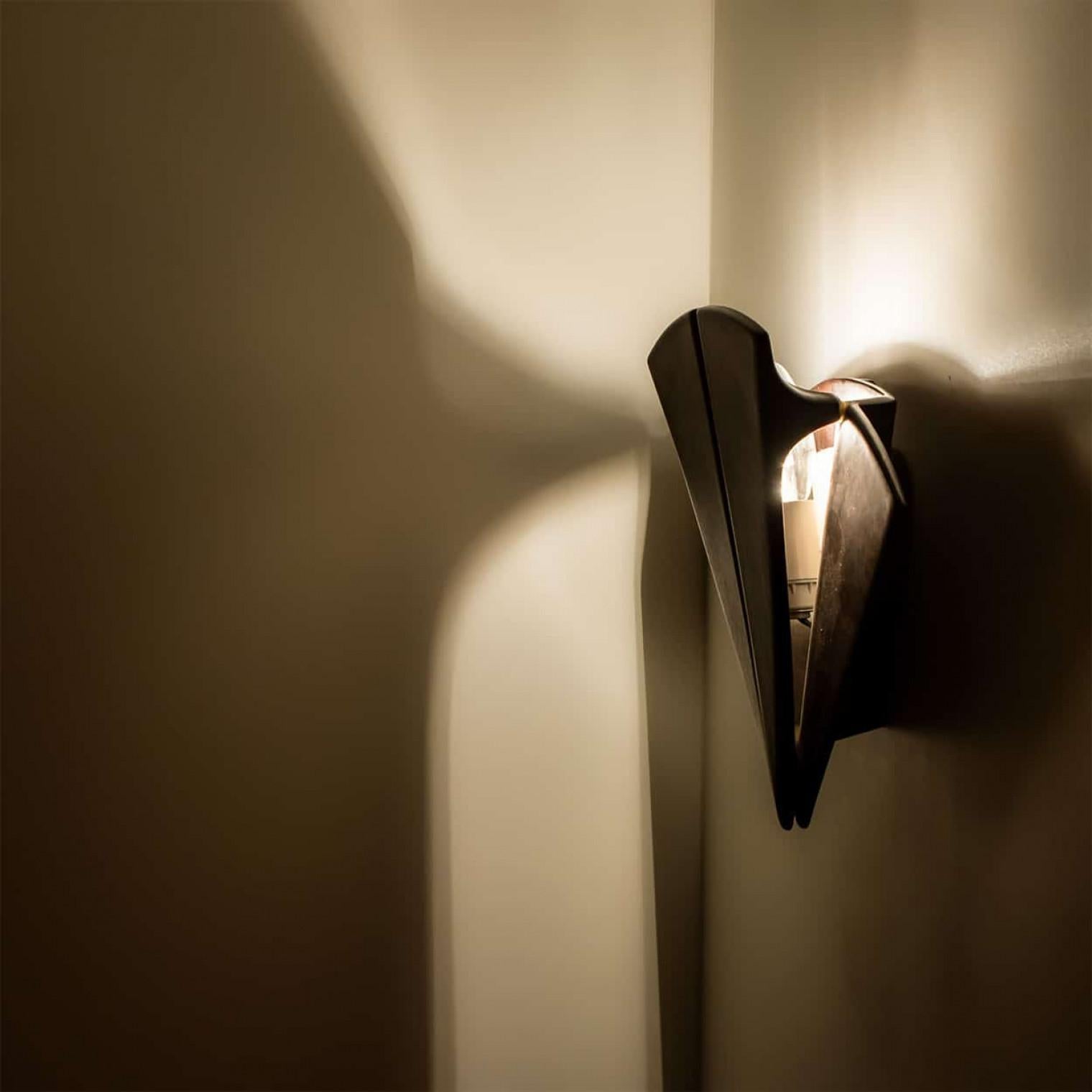 Pair of PAN Keramik Triangle Wall Lights, Germany, 1970s For Sale 5