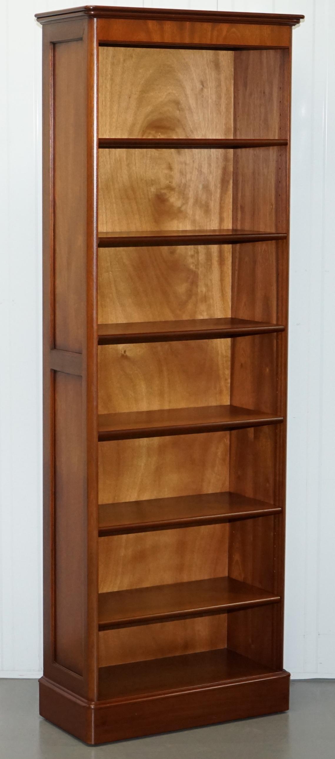 Pair of Panelled Cherrywood Library Office Bookcases Part of a Large Suite 7