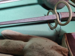 Pair of Panoplies with Fencing Foils, 19th Century