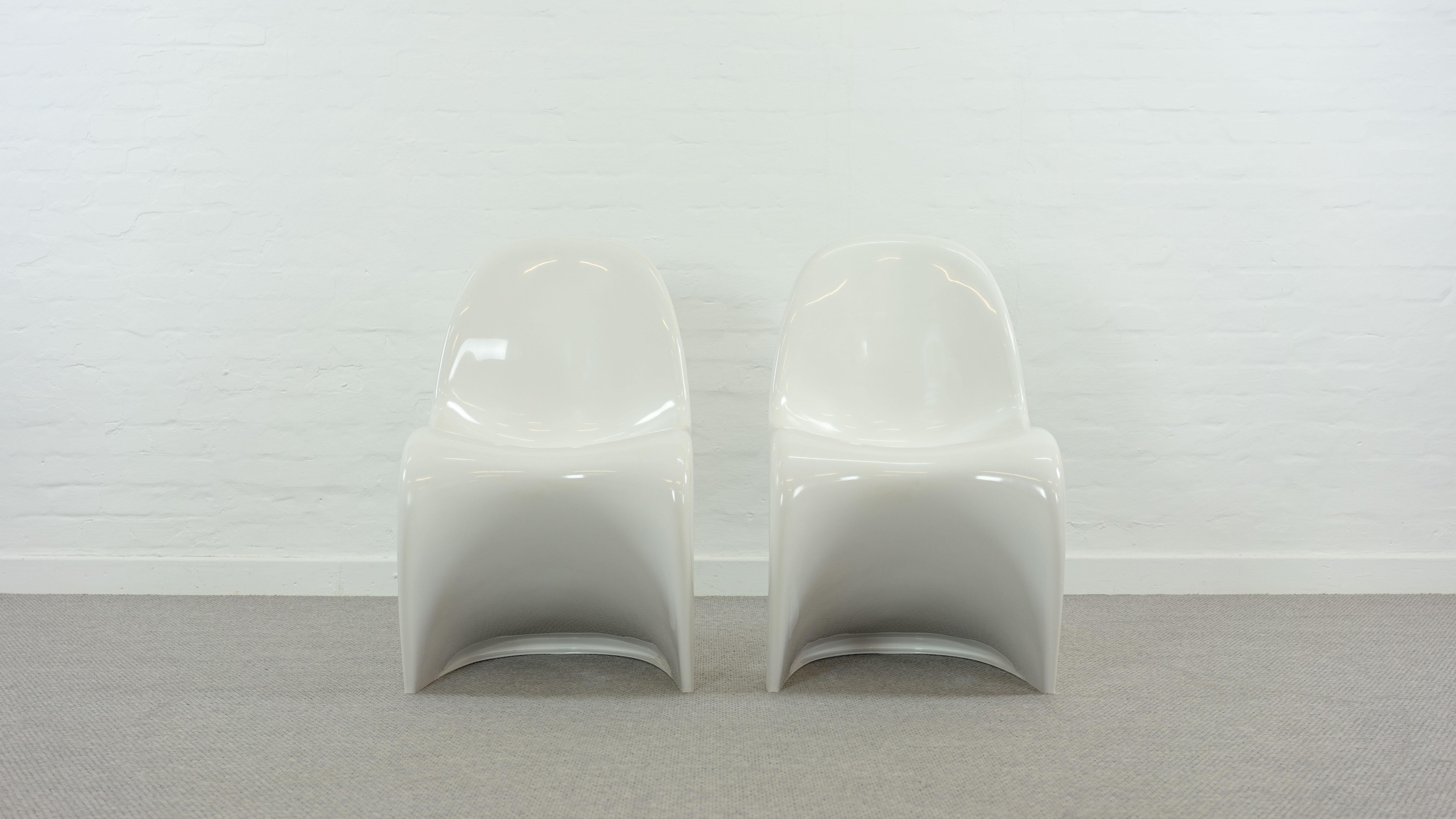 Pair of Panton Chairs by Verner Panton for Fehlbaum / Herman Miller 1976 In Good Condition In Halle, DE