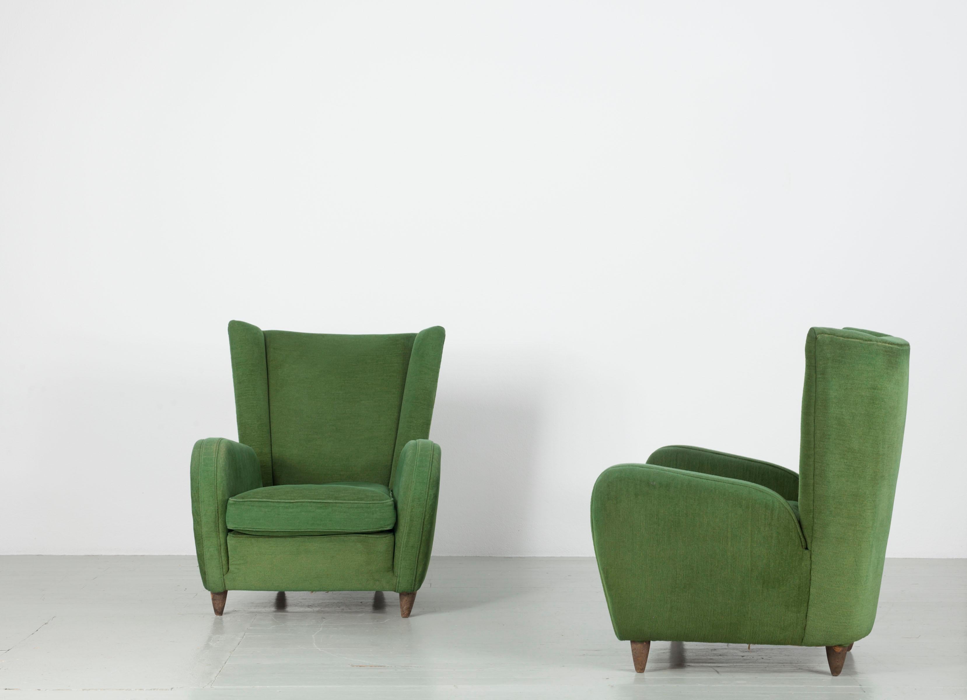 Pair of Paolo Buffa Armchairs 5