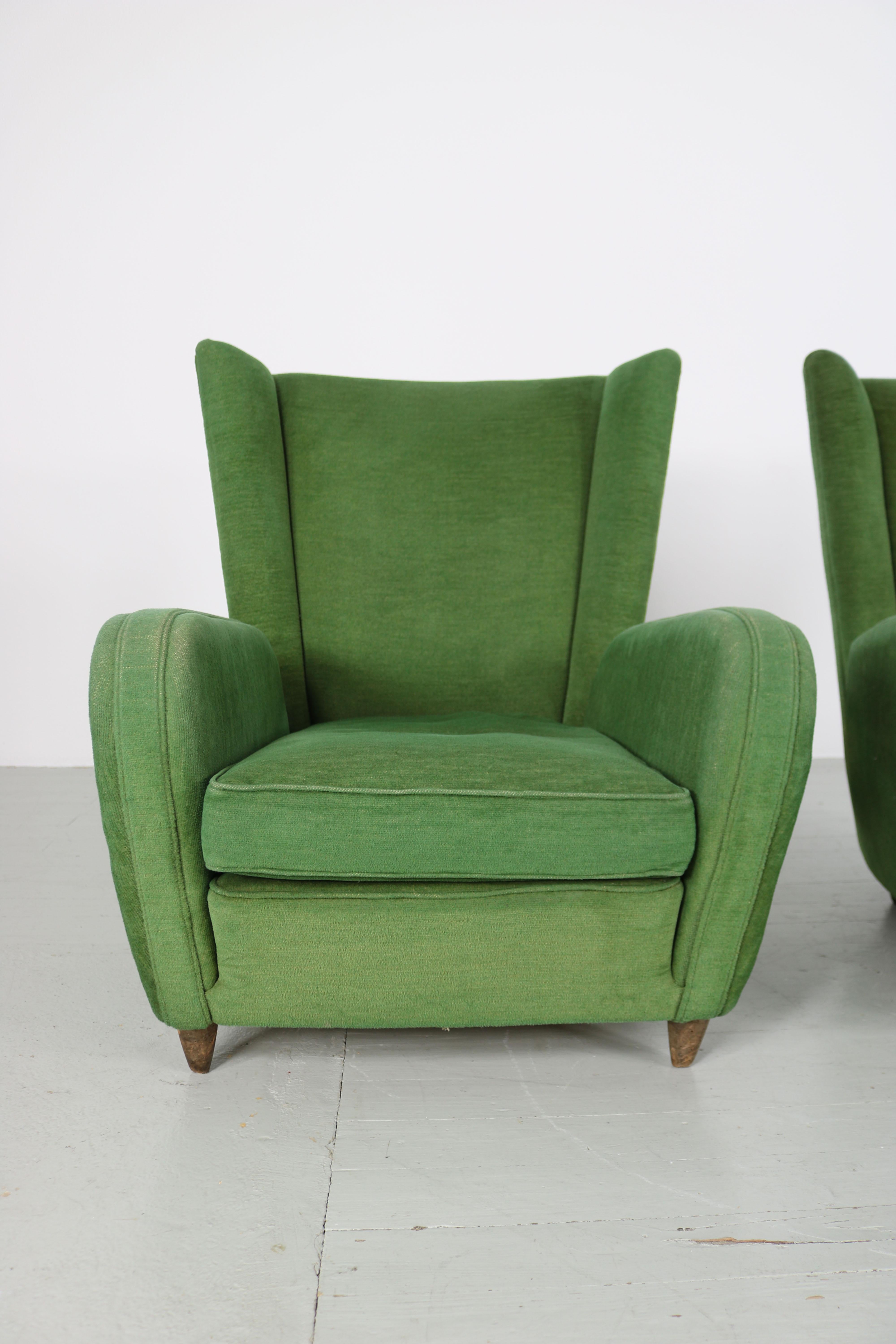 Pair of Paolo Buffa Armchairs 9