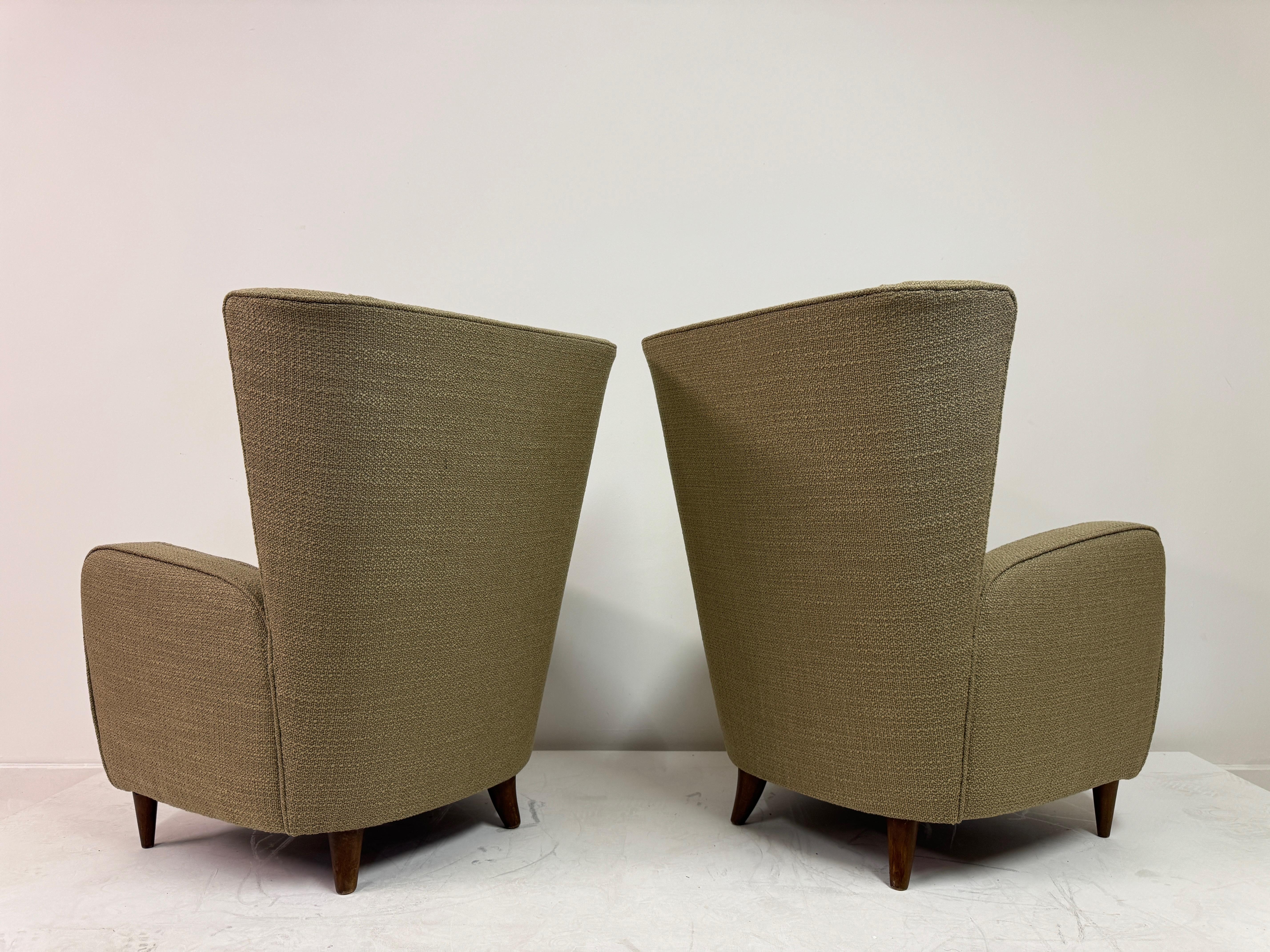 Paire de fauteuils Paolo Buffa, Italie, années 1950 en vente 3