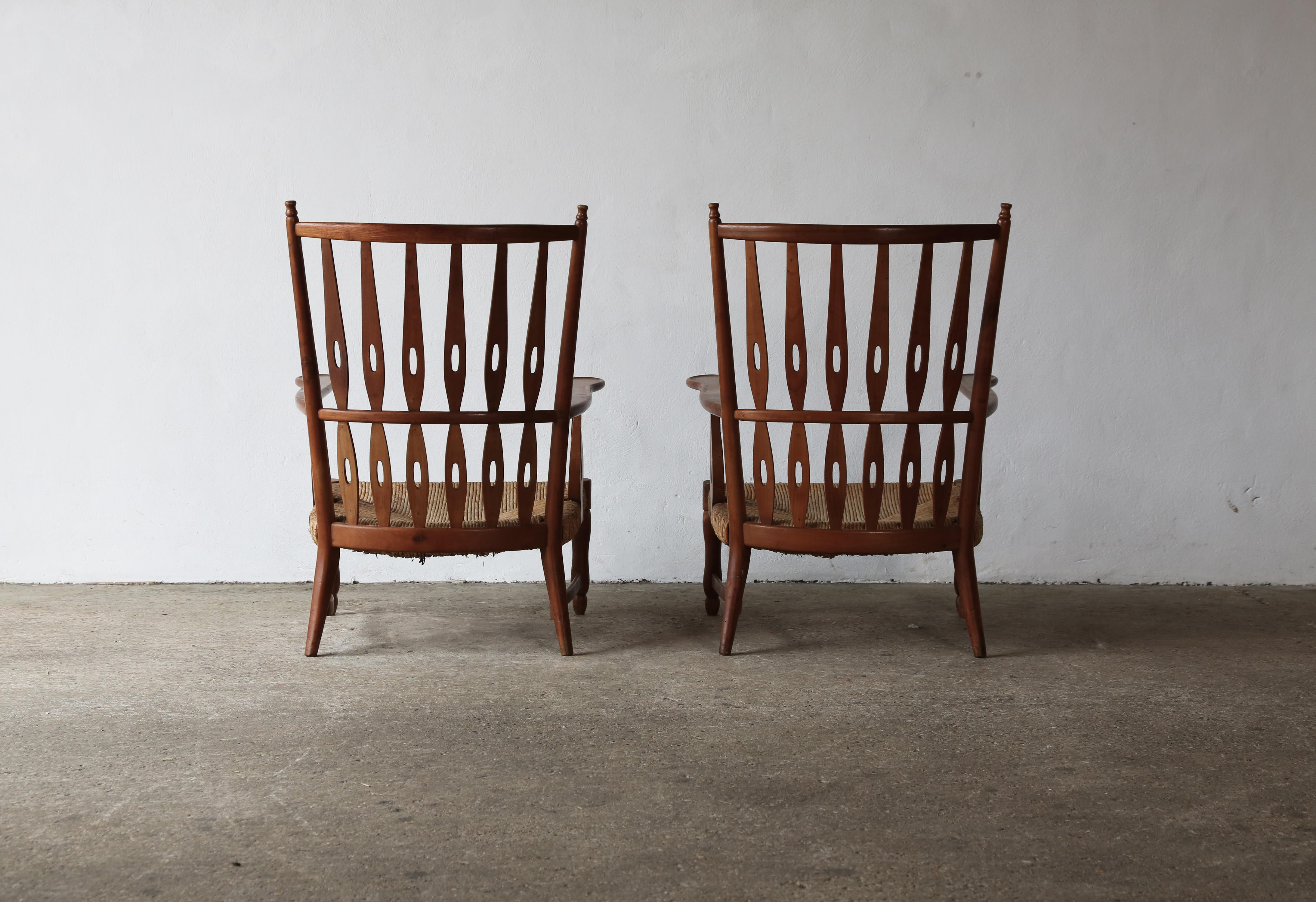 Pair of Paolo Buffa Armchairs, Italy, 1950s 5