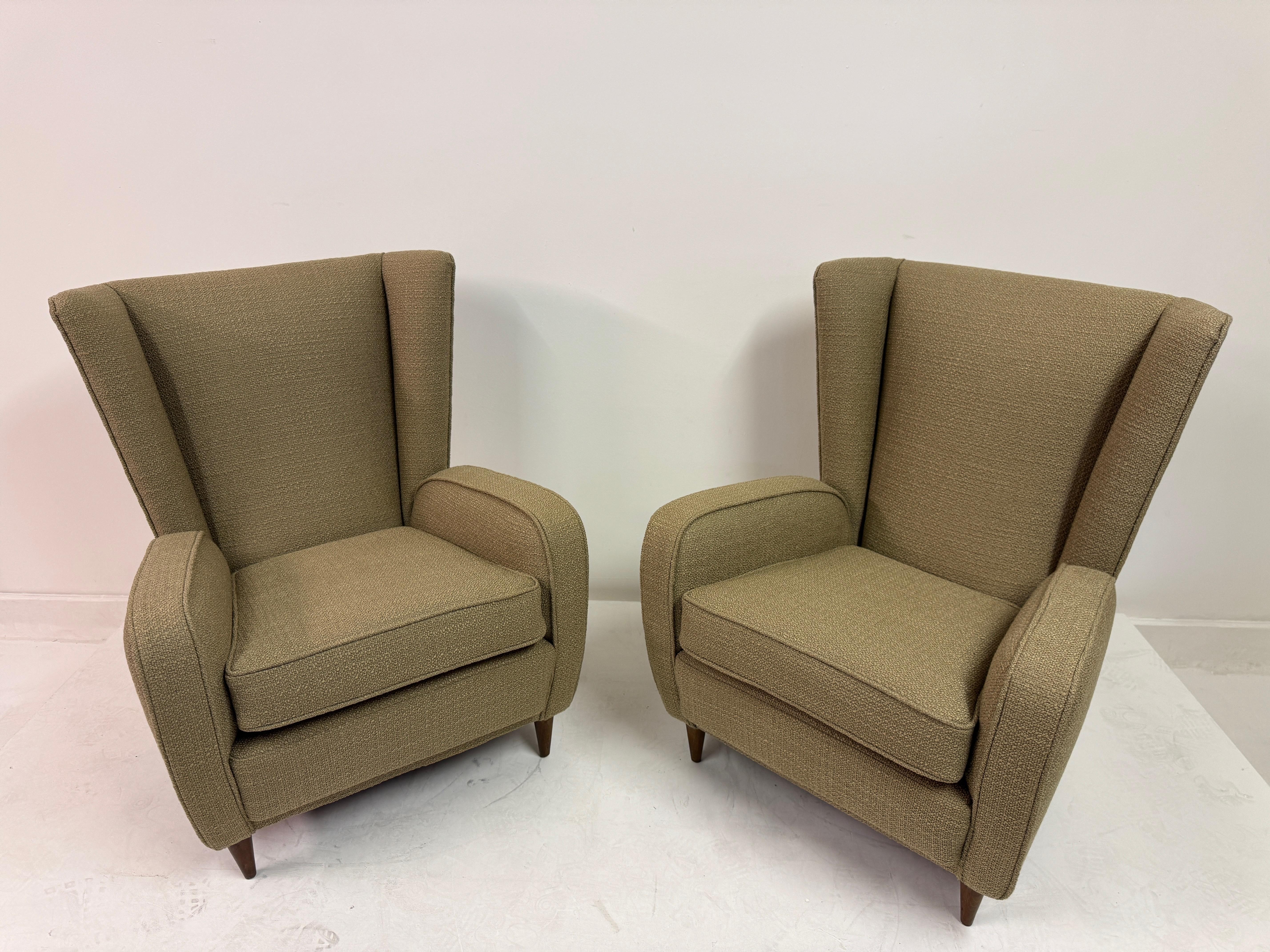 Paire de fauteuils Paolo Buffa, Italie, années 1950 en vente 5