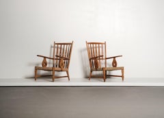 Pair of Paolo Buffa Armchairs, Italy, 1950s