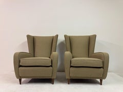 Pair of Paolo Buffa Armchairs, Italy, 1950s