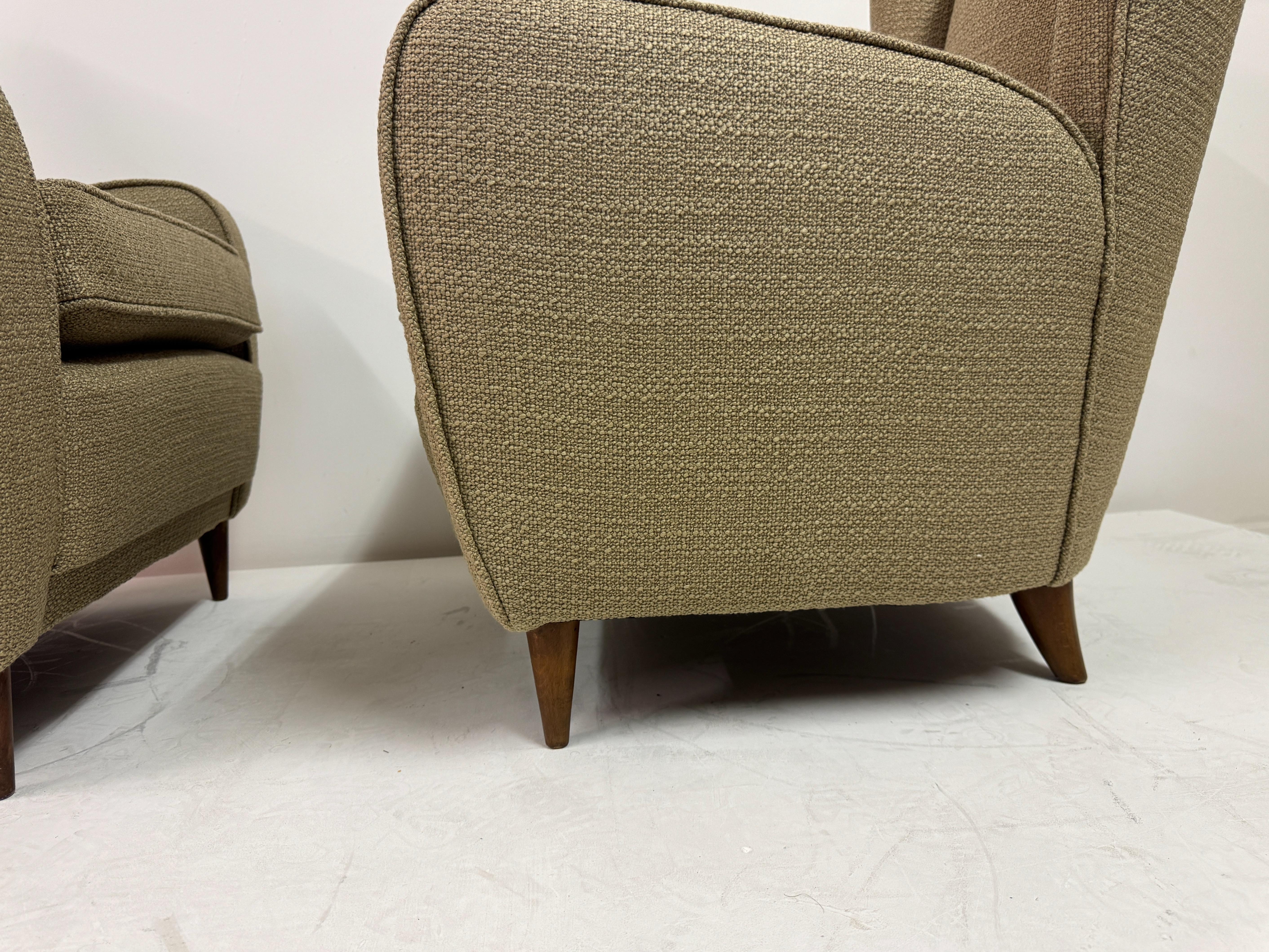 Paire de fauteuils Paolo Buffa, Italie, années 1950 en vente 1