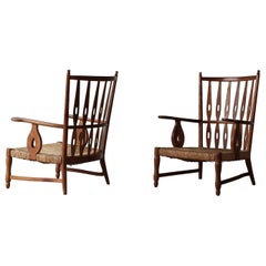 Pair of Paolo Buffa Armchairs, Italy, 1950s
