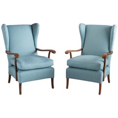 Pair of Paolo Buffa Armchairs, Italy, circa 1950