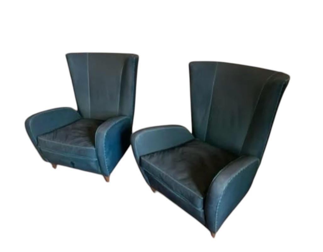 Pair of Paolo Buffa Attr. Lounge Chairs, Faux Poodle Fabric & Walnut Legs, 1950s 14