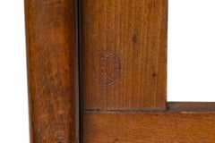 Pair of Paolo Buffa Italian Mid-Century Walnut Slat Top Ottomans