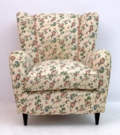 Paolo Buffa Mid-Century Modern Italian Armchair, 1950s