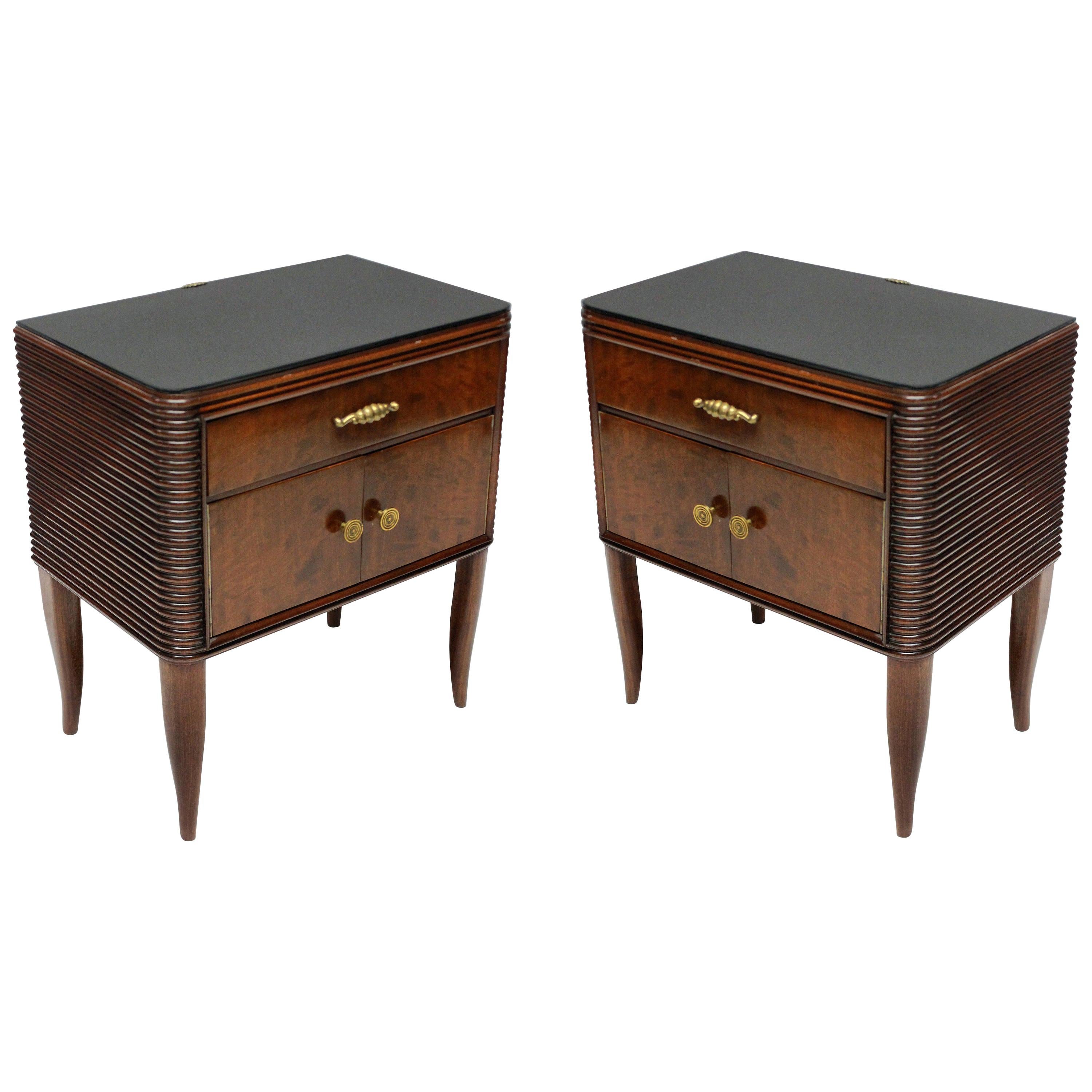 Pair of Paolo Buffa Nightstands