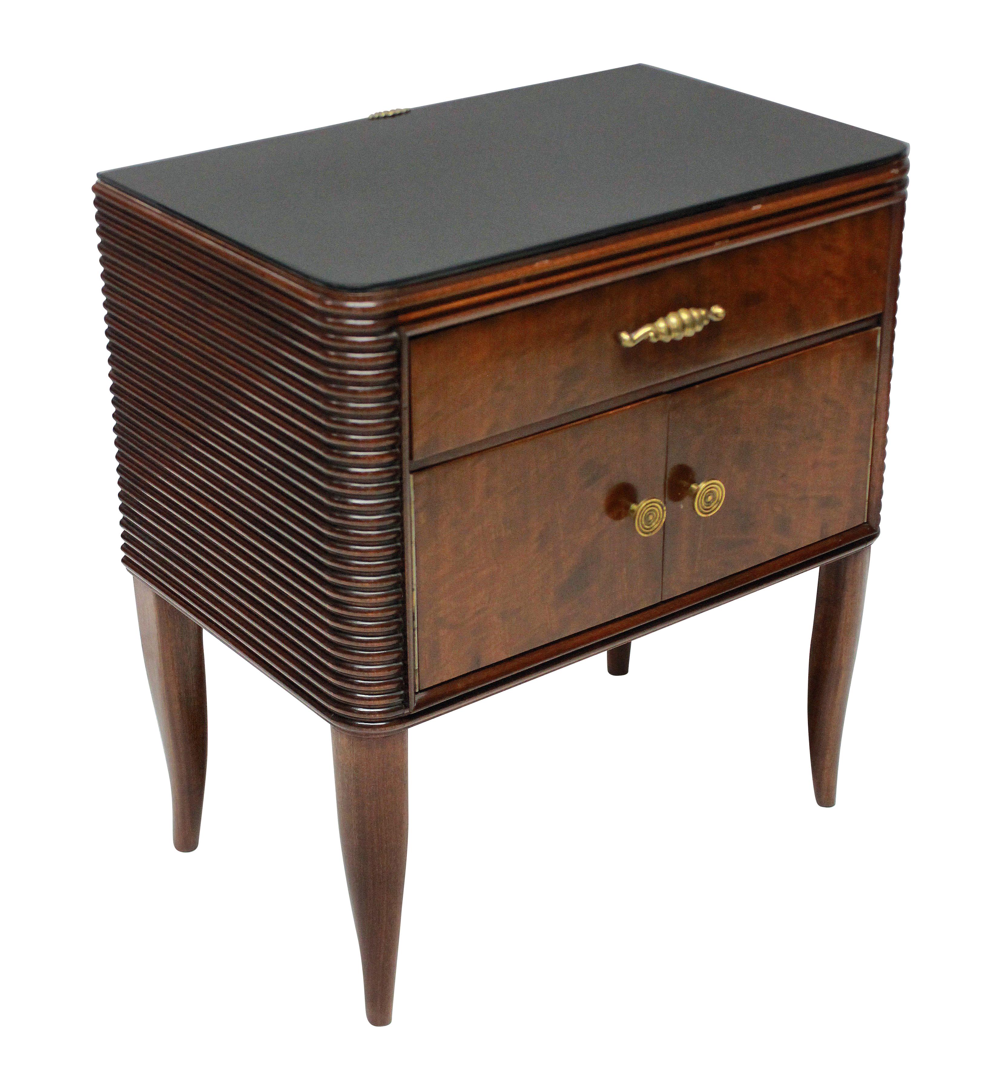 Italian Pair of Paolo Buffa Nightstands