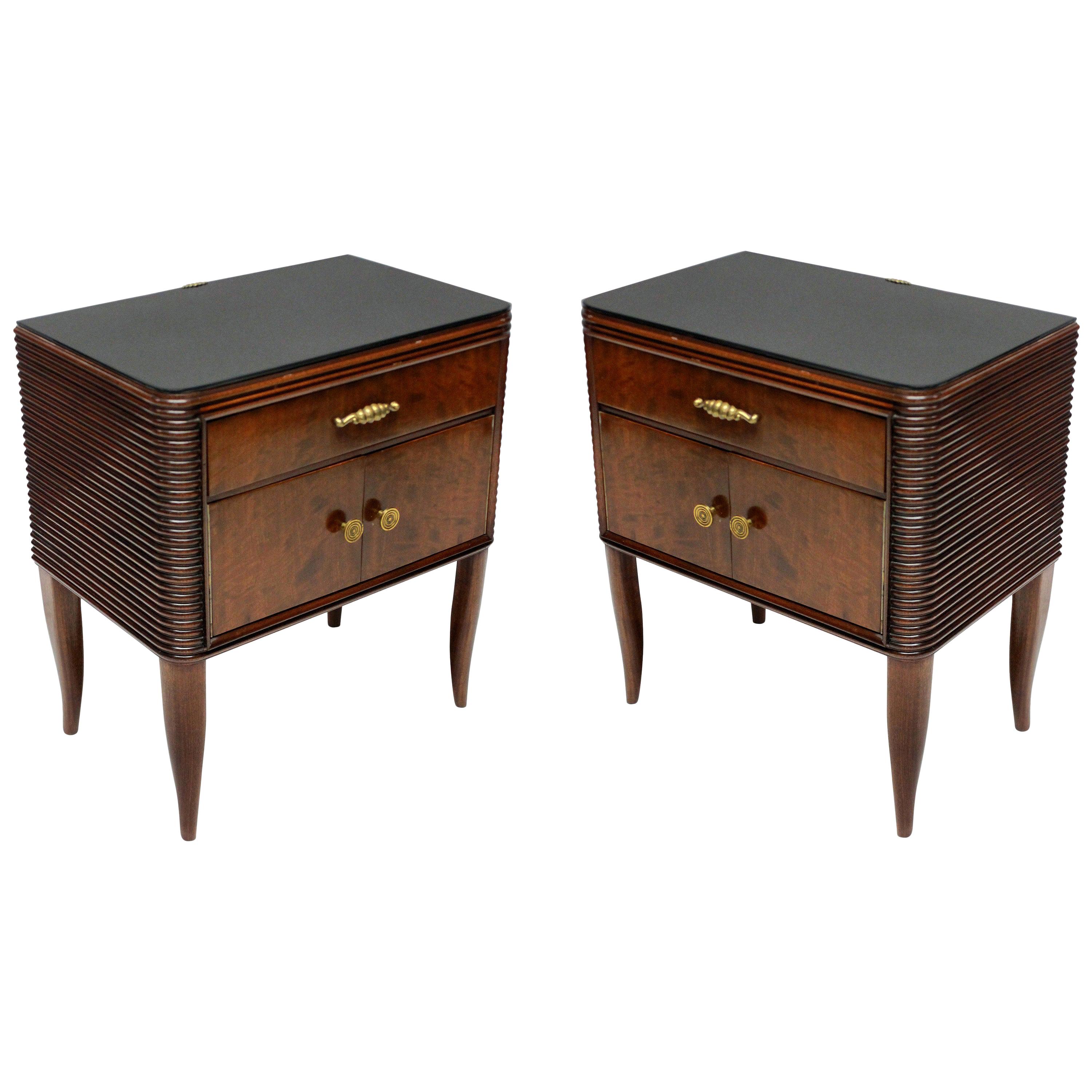 Pair of Paolo Buffa Nightstands