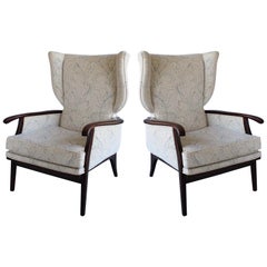 Pair of Paolo Buffa Style Armchairs