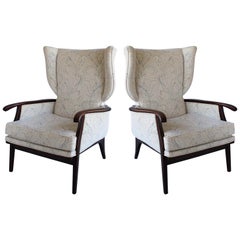 Pair of Paolo Buffa Style Armchairs