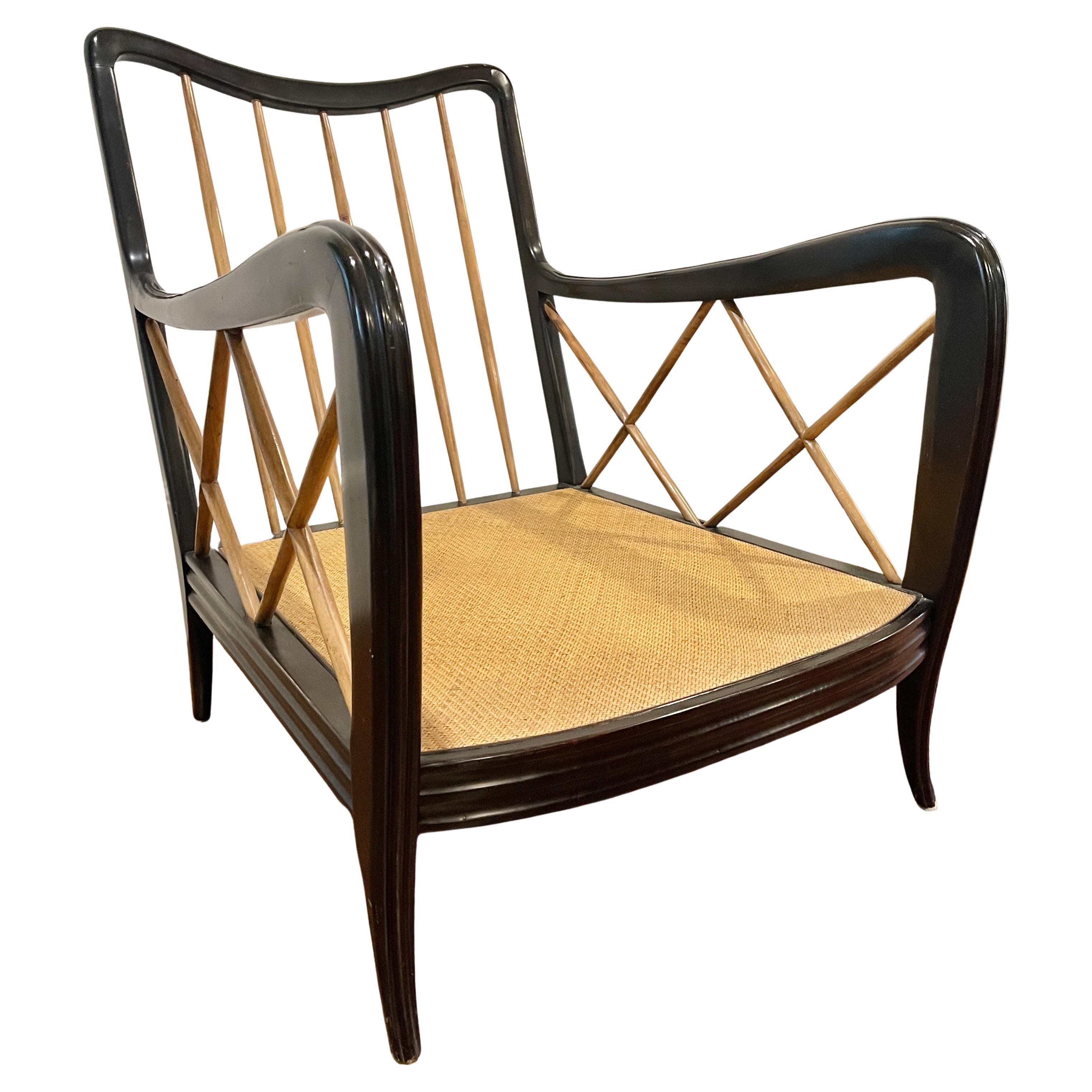 Paire de chaises longues de style Paolo Buffa en vente 7
