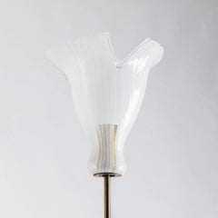 Pair of Paolo Venini Floor Lamps from the 1960s in Zanfirico Glass