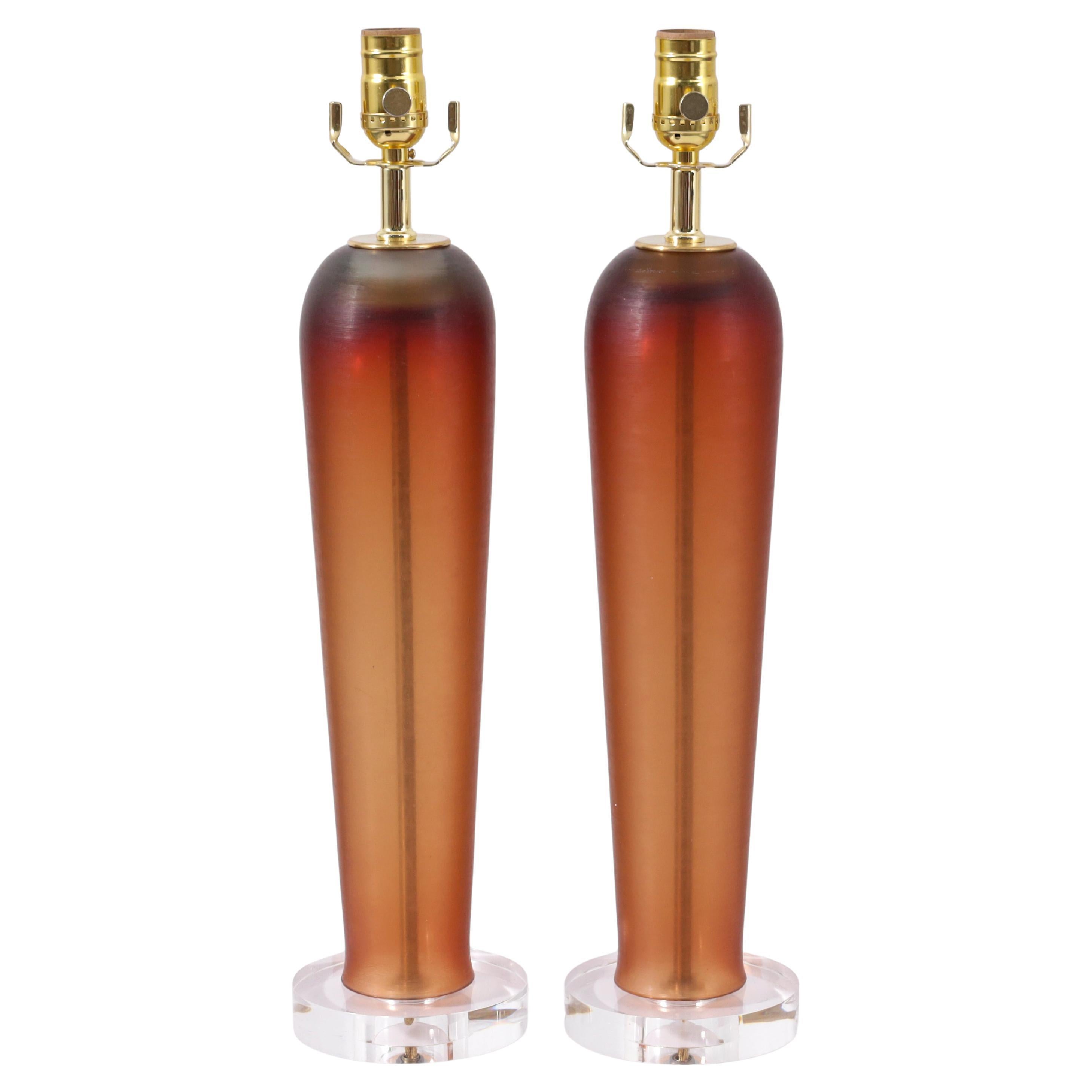 Pareja de lámparas Paolo Venini INCISO en venta