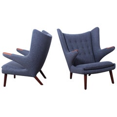 Pair of Papa Bear Chairs by Hans Wegner for A.P Stolen