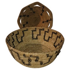 Paar indische Papago-Korbstücke