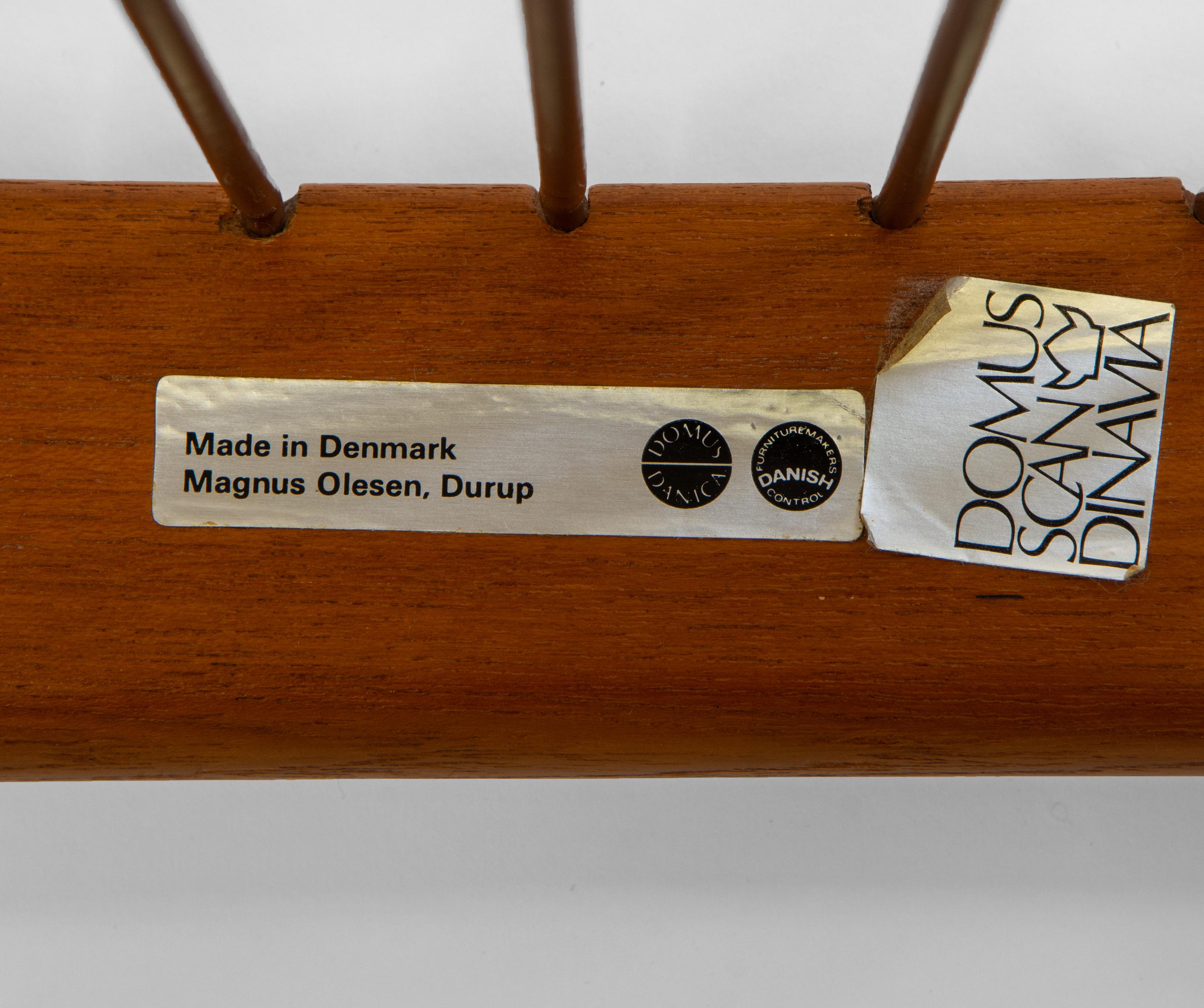 Pair Of Paper Knife Lounge Chairs By Kai Kristiansen Danish Mid Century 9