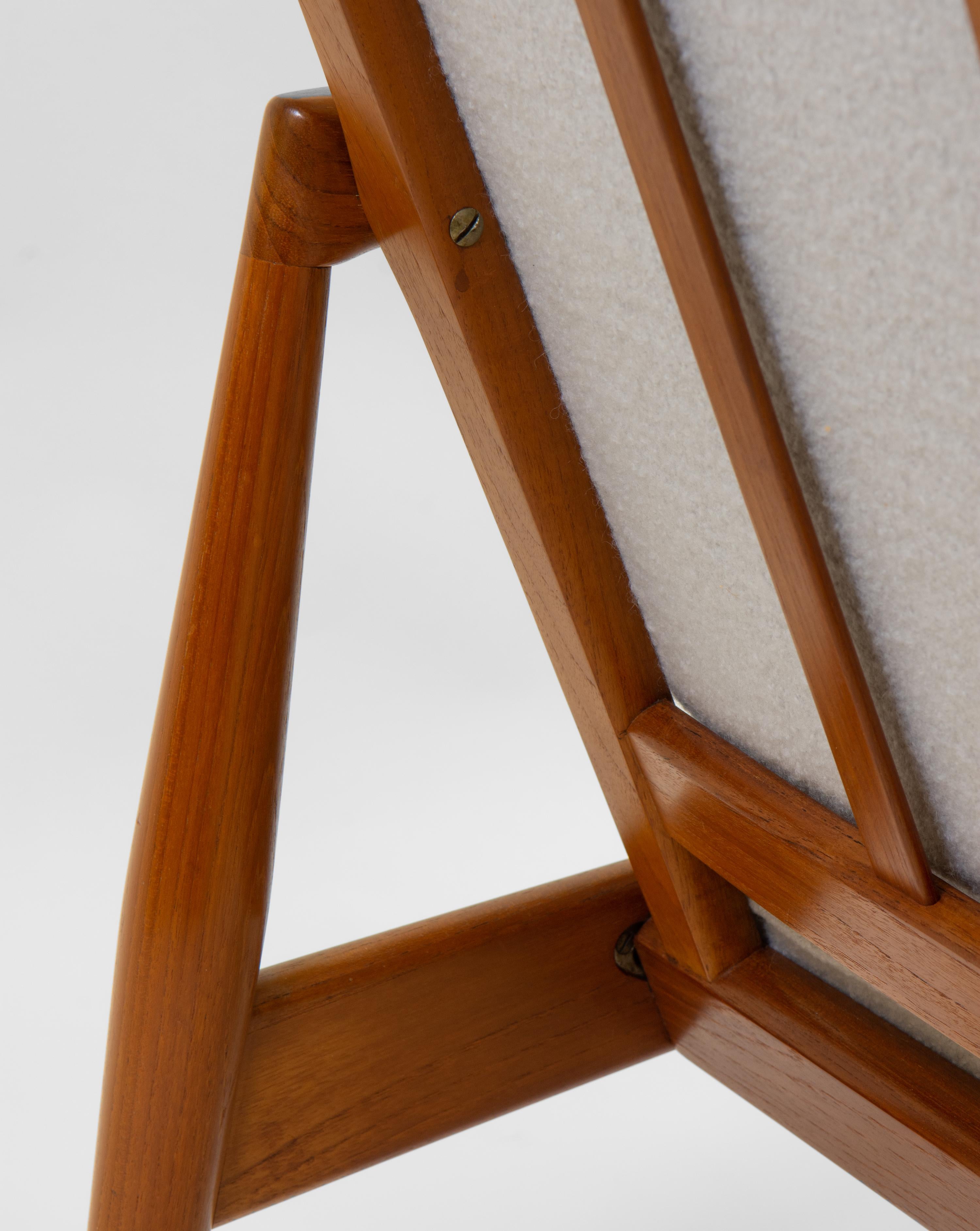 Pair Of Paper Knife Lounge Chairs By Kai Kristiansen Danish Mid Century 2