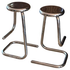 Pair of Paperclip Model 'K700' Bar Stools by Kinetics, 20th century