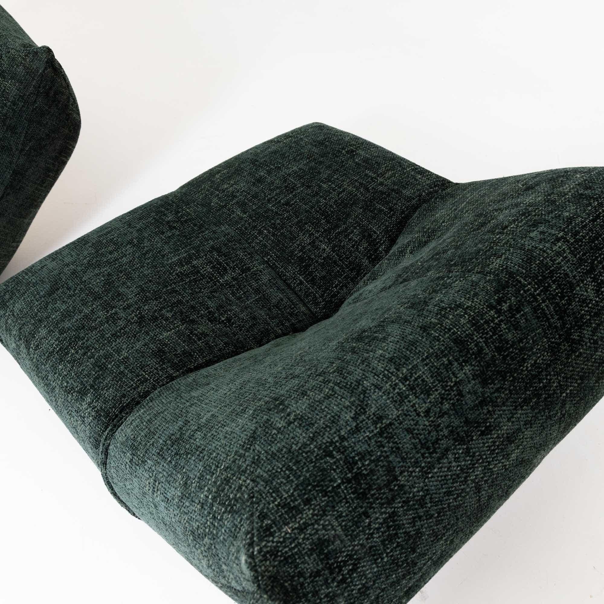 Fabric Pair of Papillon Lounge Chairs by Guido Rosati for Giovannetti, Italy 1970s For Sale