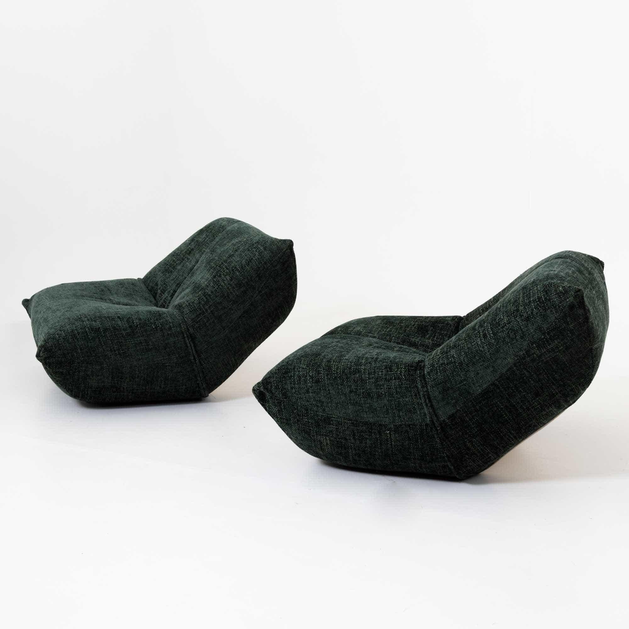 Pair of Papillon Lounge Chairs by Guido Rosati for Giovannetti, Italy 1970s For Sale 2