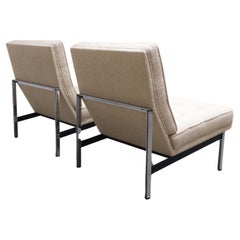 Paar „Parallel Bar“-Loungesessel von Florence Knoll für Knoll, 1954