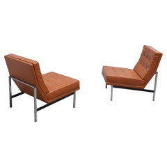 Paar „Parallel Bar“-Loungesessel von Florence Knoll für Knoll, 1954