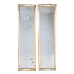 Pair of Parcel-Gilt Mirrors