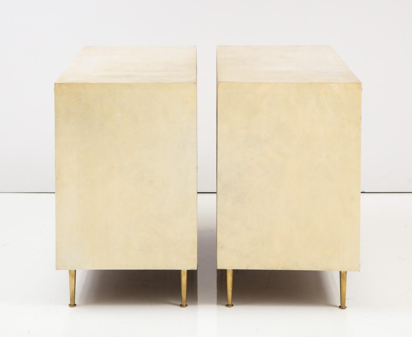Pair of Parchment Chests in the Manner of Gio Ponti 7