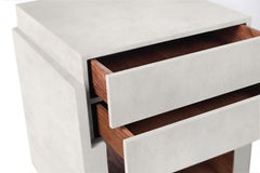 Pair of Parchment Night Stands by R&Y Augousti