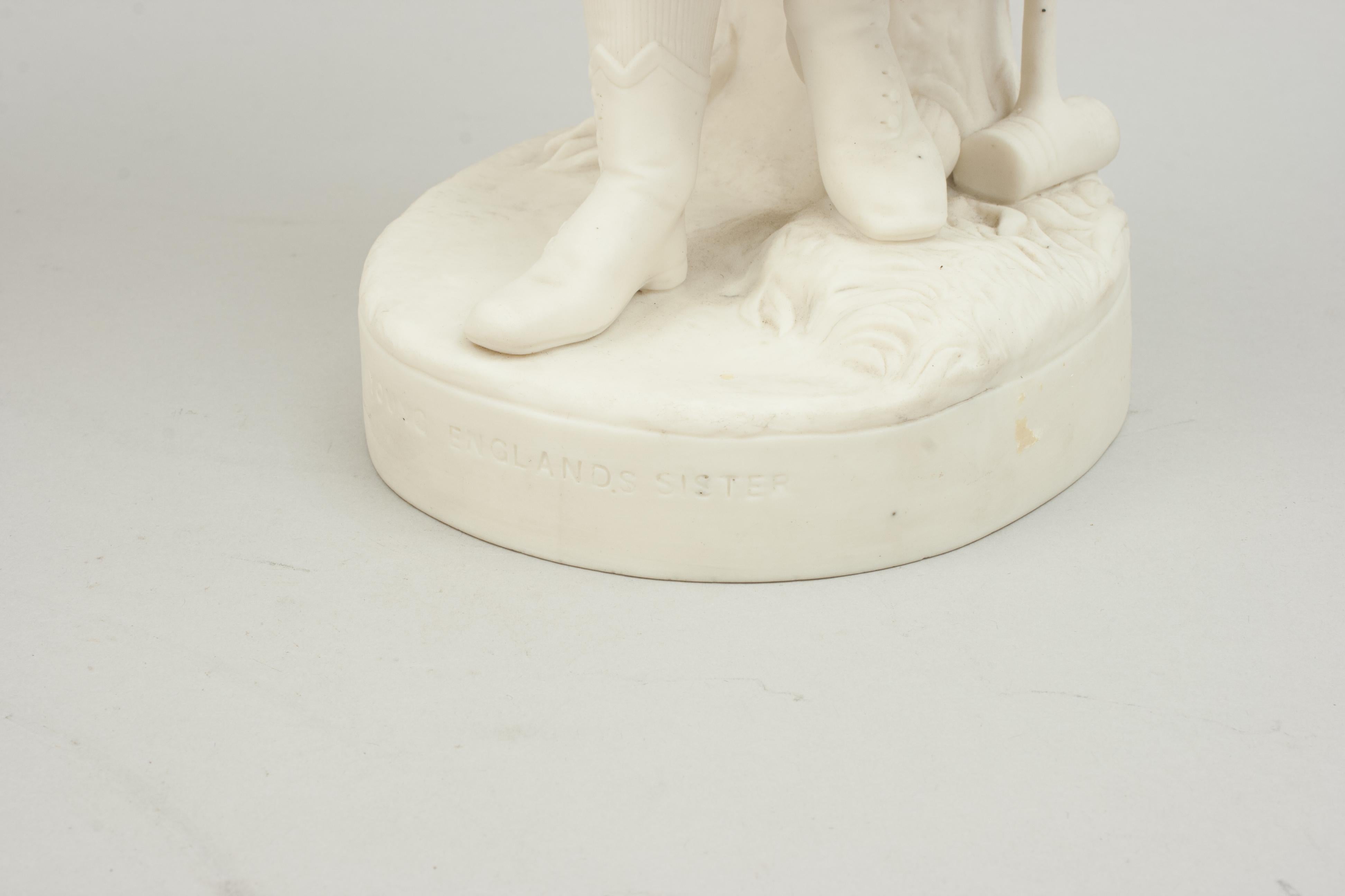 Pair of Parian Figures, Young England & Young England's Sister For Sale 6