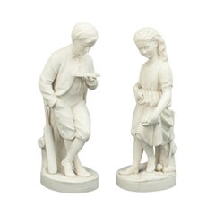 Pareja de figuras parias, Joven Inglaterra y Hermana de la Joven Inglaterra