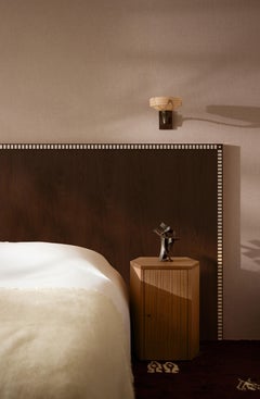 Pair of Park Night Stands in Iroko Wood by Yaniv Chen for Lemon