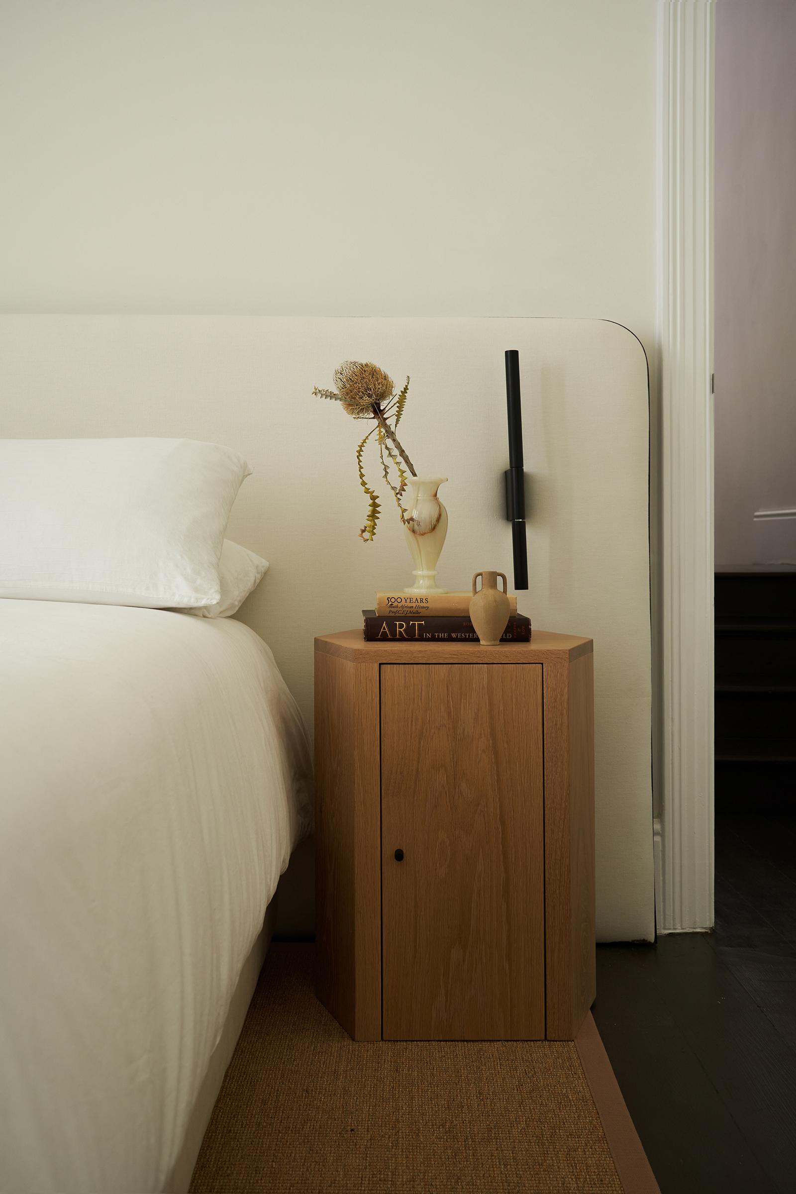 Neatly proportioned with exceptional detailing, the Park nightstand is your perfect bedside partner. In our furniture making, the idea is to create special pieces that you can build a space around, whose designs highlight rather than overshadow the